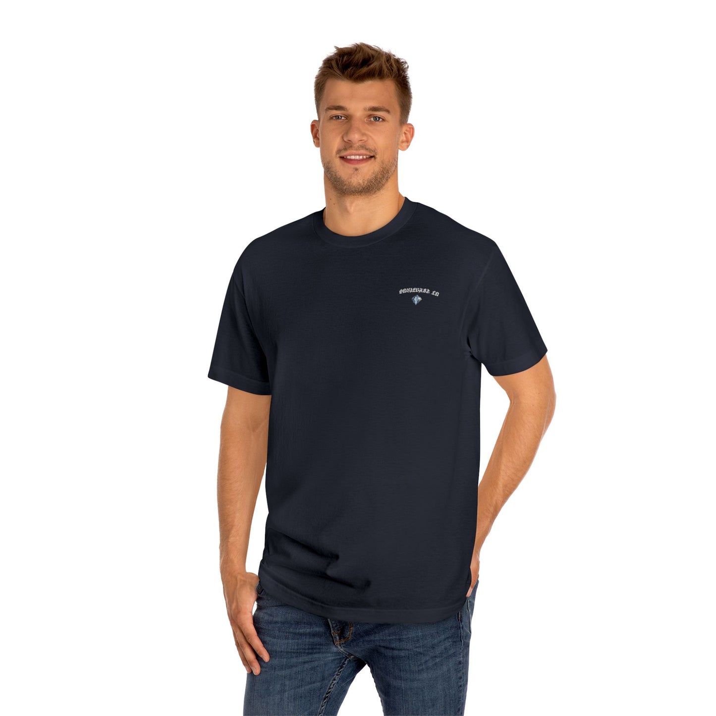 Miles Flame Graphic Unisex Classic Tee - Retro Vibe T-Shirt