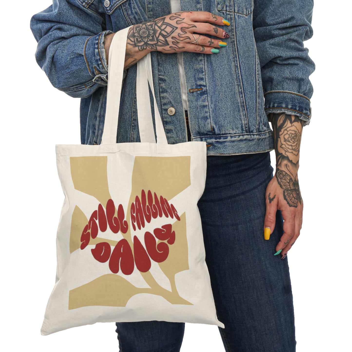 Still Falling Daily Natural Tote Bag - Eco-Friendly Canvas Carryall